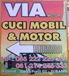 VIA cuci mobil dan motor BERANDA KONSUMEN