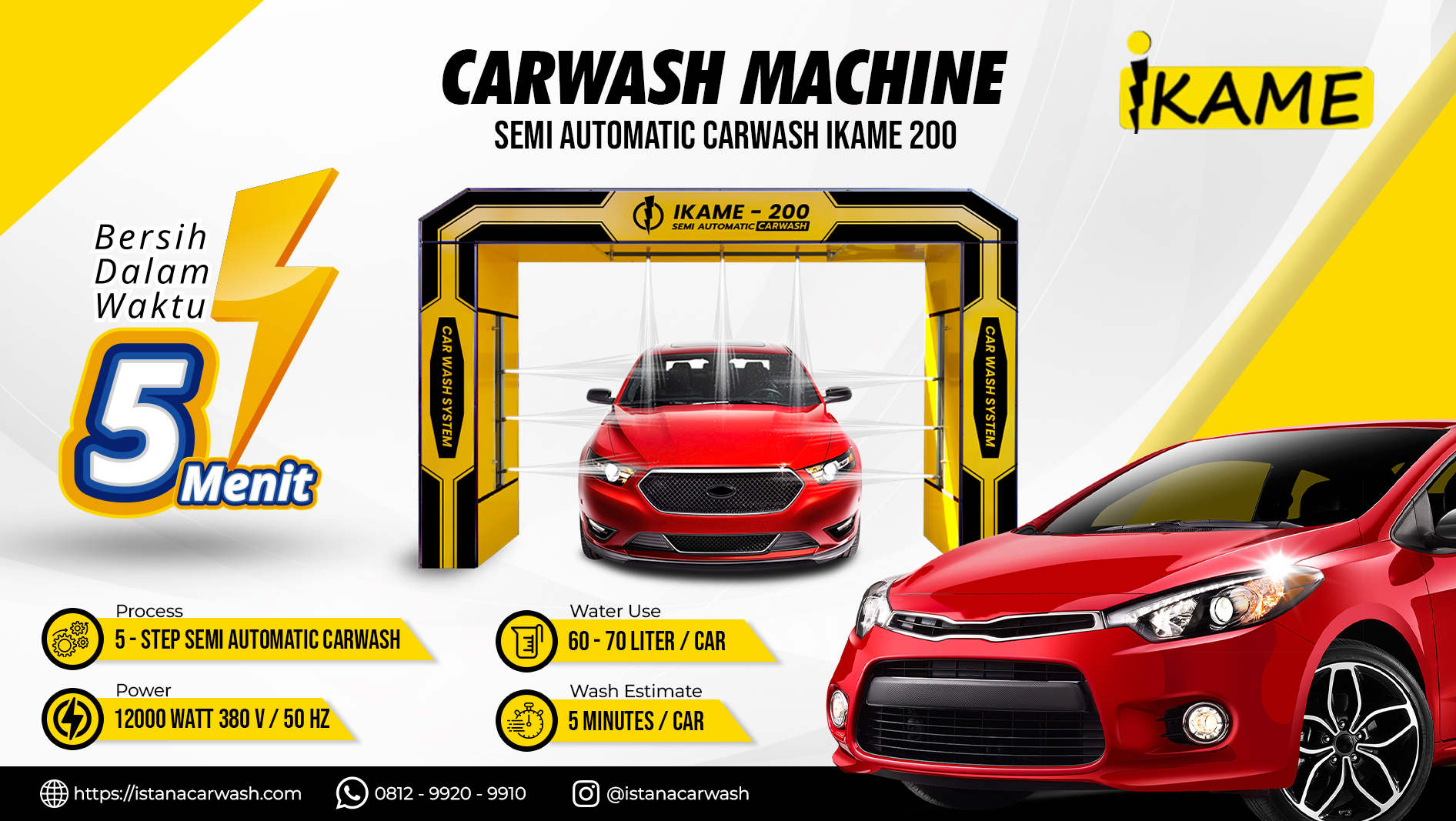 Solusi Efektif Usaha Cuci Mobil dengan Alat Cuci Mobil Modern Carwash Machine Solusi Efektif Usaha Cuci Mobil dengan Alat Cuci Mobil Modern