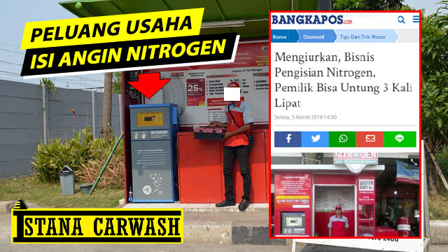 peluang usaha isi angin nitrogen pinggir jalan Peluang Usaha Isi Angin Nitrogen Pinggir Jalan