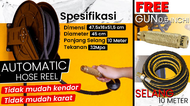 Automatic Hose Reel: Solusi Praktis Selang Acak-acakan automatic hose reel Automatic Hose Reel: Solusi Praktis Selang Acak acakan