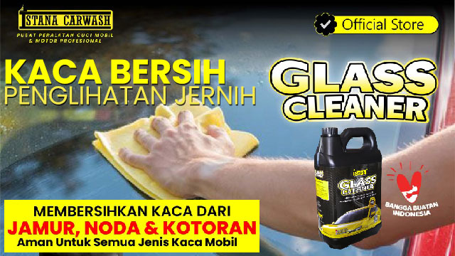 glass cleaner ikame Kaca Bersih Penglihatan Jernih Dengan Glass Cleaner Ikame