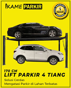 lift parkir 4 tiang 170 227 Jual Hidrolik Lift Parkir Mobil Sabang
